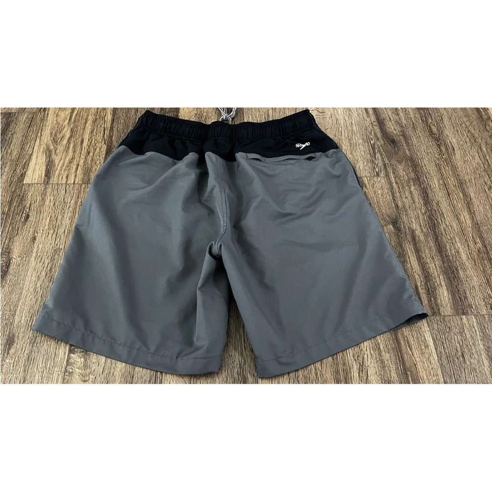 Speedo Mens Gray Swim Trunks Shorts - Size XL - Picture 9 of 11